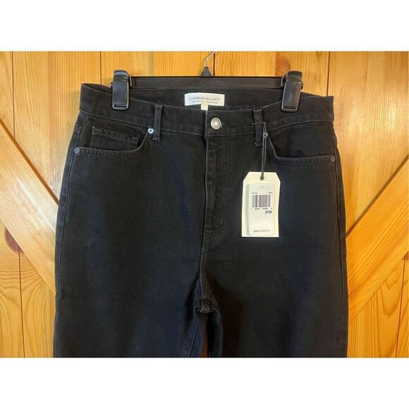 Current/Elliott The Boyfriend Onyx Jean Women's Black 29 nwt (3679) - Picture 5 of 11